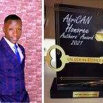 AfriCan Honoree Author’s Award - Tusiimukye Daniel